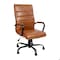 Flash Furniture High Back Brown/Black LeatherSoft Executive Swivel Chair GO-2286H-BR-BK-GG - alternate 1